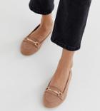 New Look Metal Detail Loafer In Light Pink