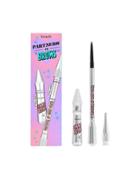 Benefit Cosmetics Partners In Brows Full-size Brow Pencil & Gel Set Save 33%-brown