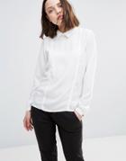 Only Smilla Collared Blouse - White