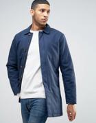 Jack & Jones Originals Trench In Cotton Twill - Navy
