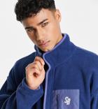 South Beach Man 1/2 Zip Polar Fleece In Navy