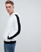 Asos Design Hoodie With Side Stripes