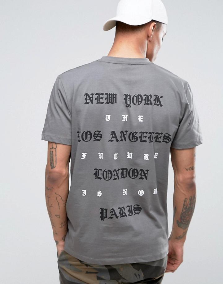 Criminal Damage Born T-shirt - Gray