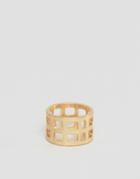 Asos Gold Cage Ring - Gold