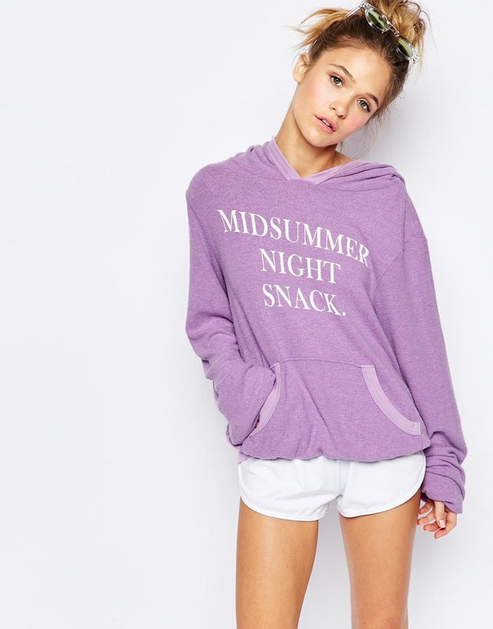 Wildfox Essentials Mid Summer Night Snack Malibu Pullover - Prince