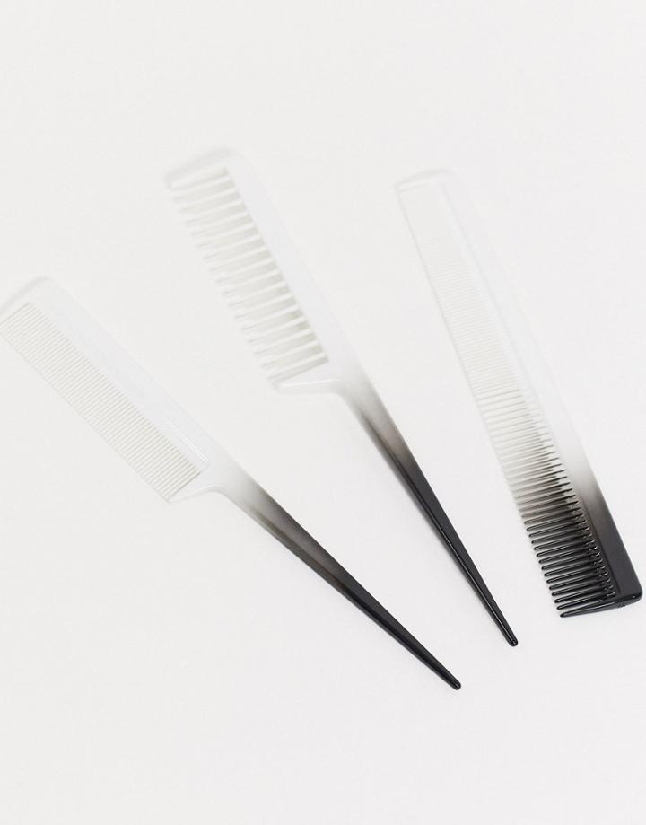 Leandro Limited Glossy Gradient Comb Trio 3pcs-no Color