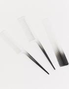 Leandro Limited Glossy Gradient Comb Trio 3pcs-no Color