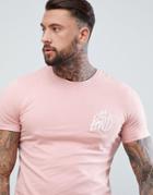 Kings Will Dream Muscle Logo T-shirt In Dusty Pink - Pink