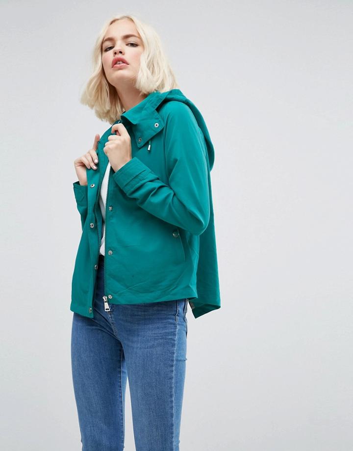Vero Moda Short Hoodied Jacket - Navy
