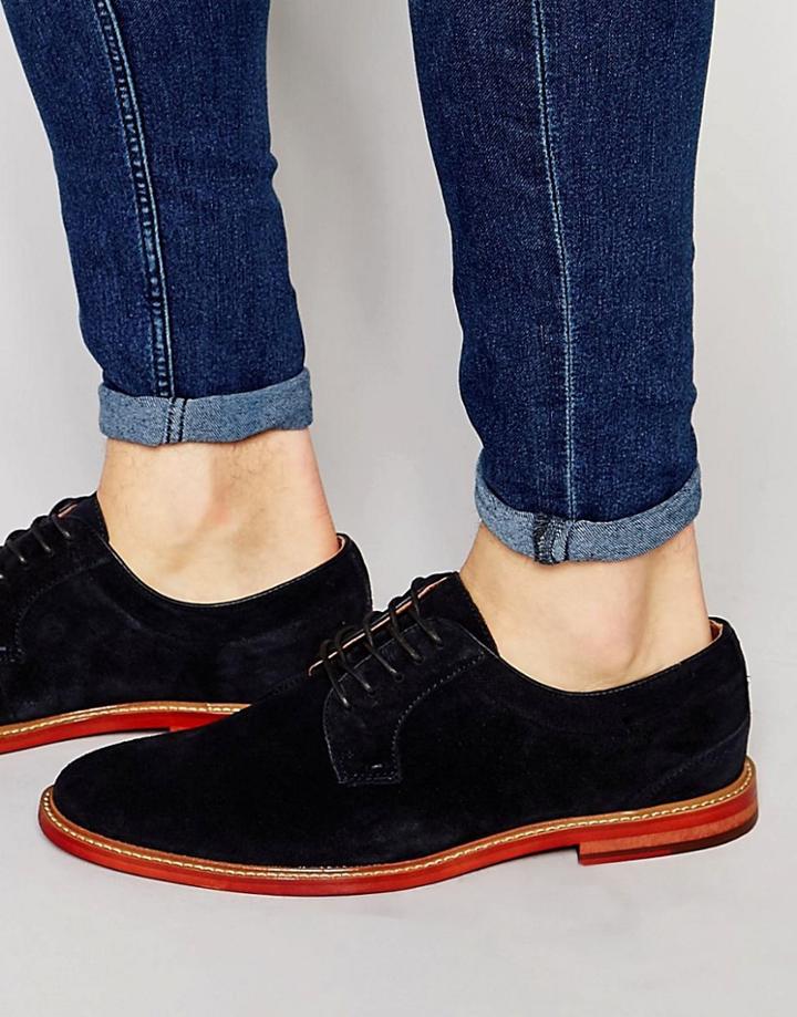 Aldo Omeril Derby Shoes - Navy