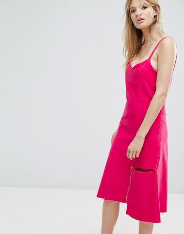 Outstanding Ordinary Midi Cami Dress - Pink