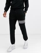 Nicce Sweatpants With Leg Logo In Black