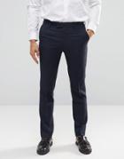 Farah Tarling Micro Weave Suit Pants - Navy