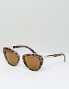 Jeepers Peepers Tort Frame Sunglasses - Brown