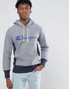 Champion Hoodie With Script Logo - Navy
