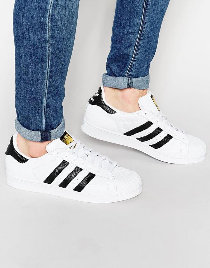 Adidas Originals Superstar Animal Sneakers S75157 - White