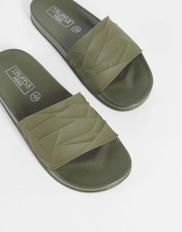 Truffle Collection Grooved Pool Slides In Green
