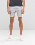 Another Influence Ribbed Sweat Shorts - Gray