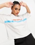 New Balance Label Logo T-shirt In Gray-grey