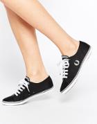 Fred Perry Kingston Twill Black Sneakers - Black
