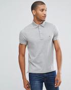 Tommy Hilfiger Slim Fit Polo In Gray - Gray