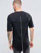 Religion Danger Crew Neck 3/4 Sleeve T-shirt - Black