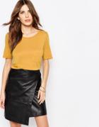 Vila Pocket T-shirt - Golden Yellow