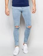 Dr Denim Jeans Dixy Extreme Super Skinny Ripped 80s Stone Wash - 80s Stone