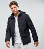 Only & Sons Padded Jacket In Ripstop Fabric - Black