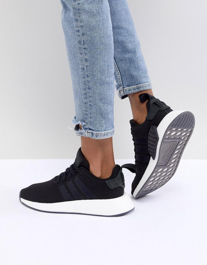 Adidas Originals Nmd R2 Sneakers In Black