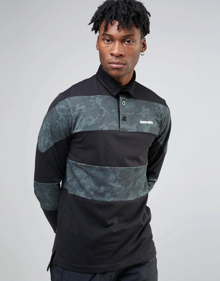 Cheats And Thieves Long Sleeve Top Rugby - Black