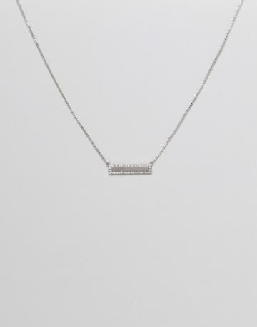 Fiorelli Bar Necklace - Silver
