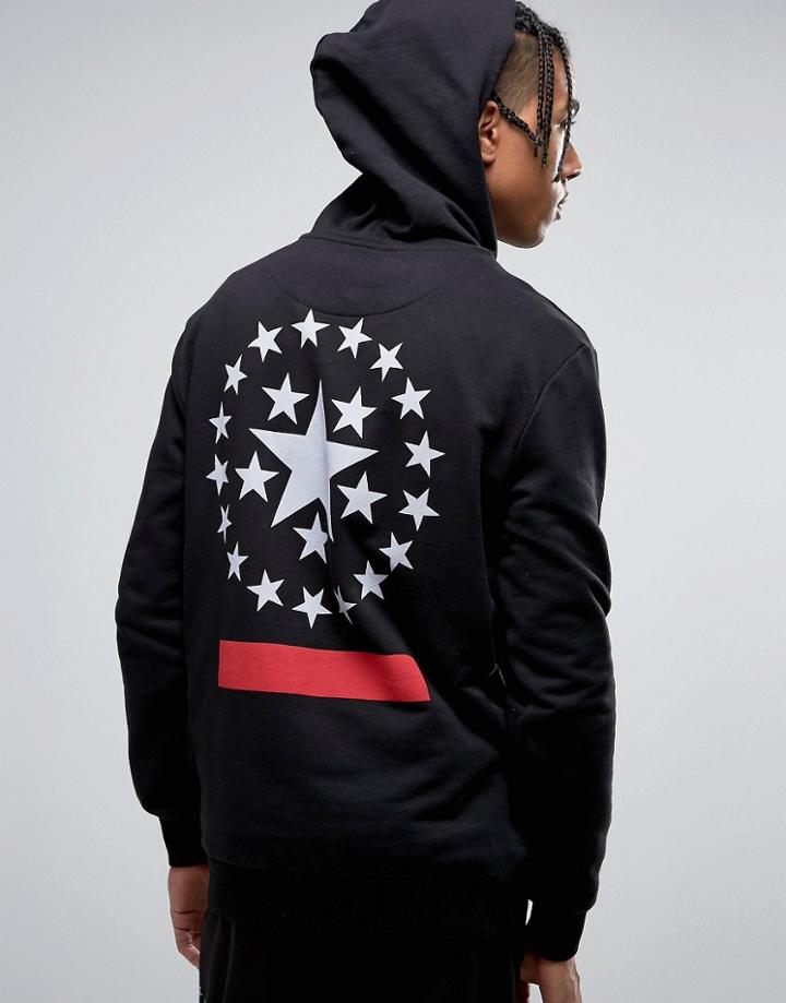 Bando Forever Star Back Print Hoodie - Black