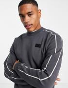 River Island Knitted Sweater With Tipping In Gray - Part Of A Set