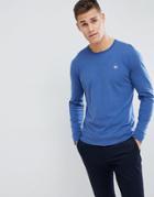 Abercrombie & Fitch Long Sleeve T-shirt With Moose Logo In Blue - Blue