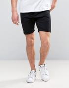 Solid 5 Pocket Shorts - Black