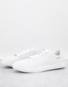 French Connection Canvas Sneakers In White