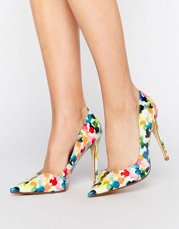 Dune Blossom Print Court Shoe - Multi
