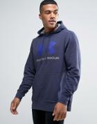 Under Armour Logo Hoodie In Navy 1280762-410 - Navy
