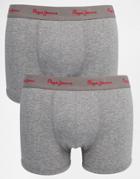 Pepe Jeans 2 Pack Oliver Boxers - Gray
