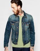 Nudie Denim Jacket Billy Trucker Blue Friend Vintage Wash - Blue Friend
