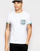 Another Influence Bright Geo-tribal T-shirt - White