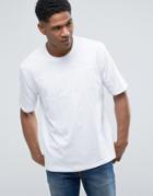 Kiomi T-shirt With Mesh Block Stripe - White