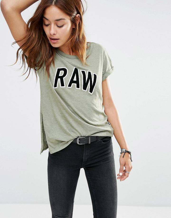 G-star Raw Logo T-shirt - Green