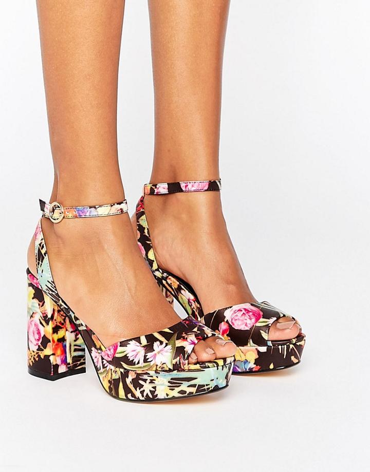 Truffle Collection Mid Platform Sandals - Multi