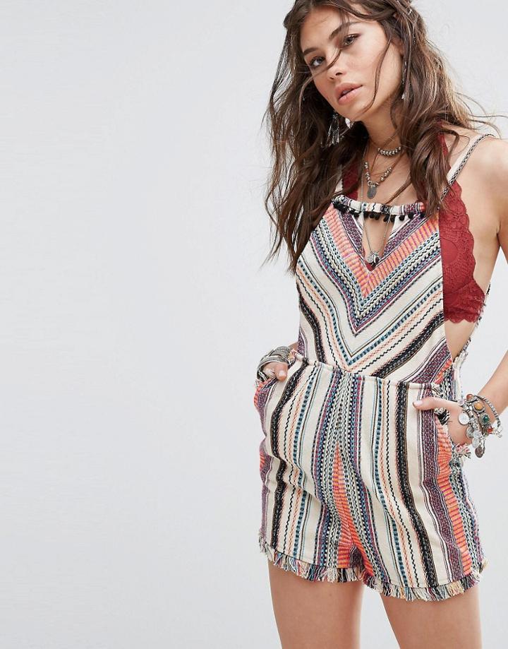 Rahicali Striped Overall - Multi