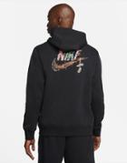 Nike Futura Fantasy Creature Graphic Back Print Fleece Hoodie In Black