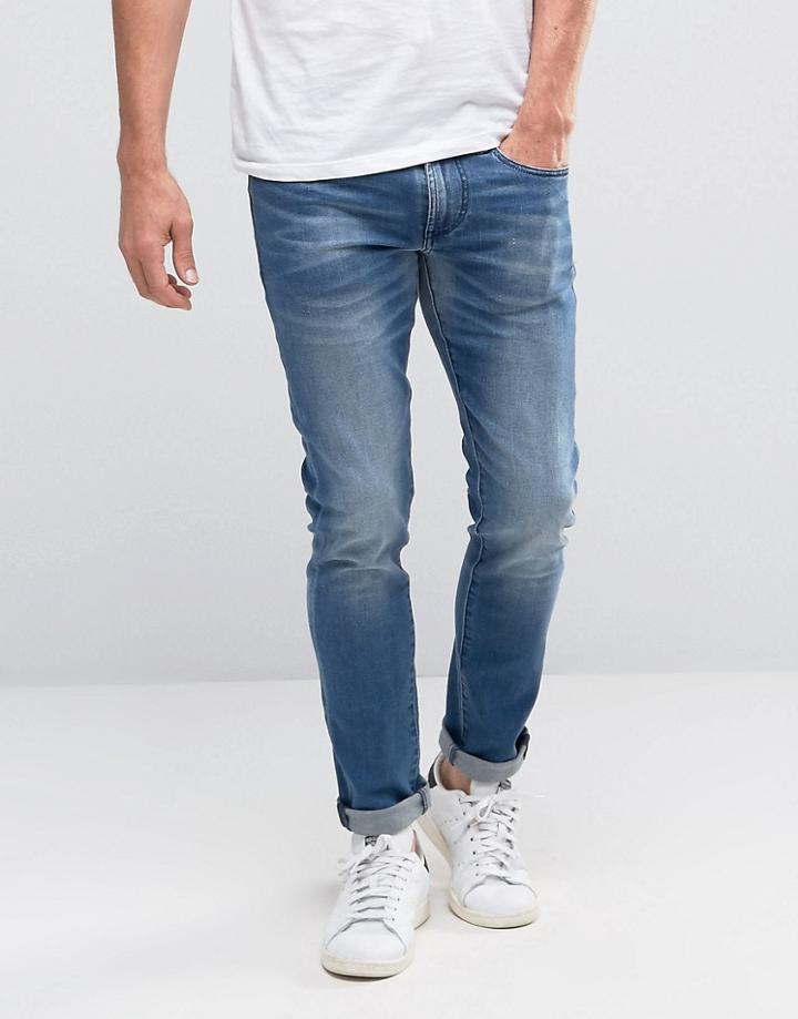 Boss Orange 72 Skinny Fit Jeans Mid Vintage - Blue