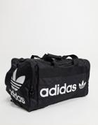 Adidas Originals Trefoil Duffel Bag In Black