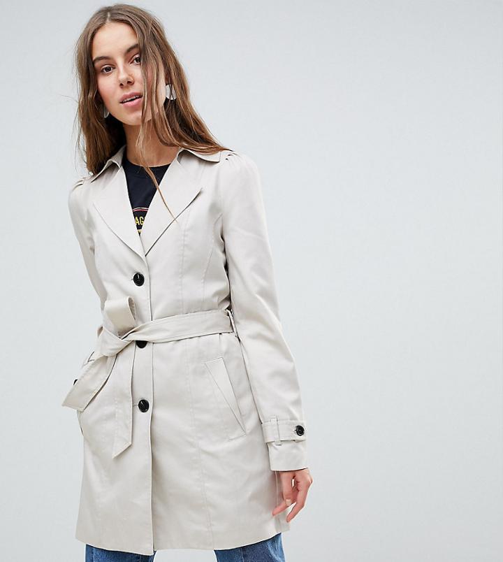 Vero Moda Tall Classic Trench Jacket - Beige